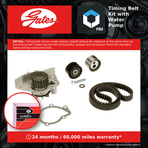 Timing belt water - water, pump