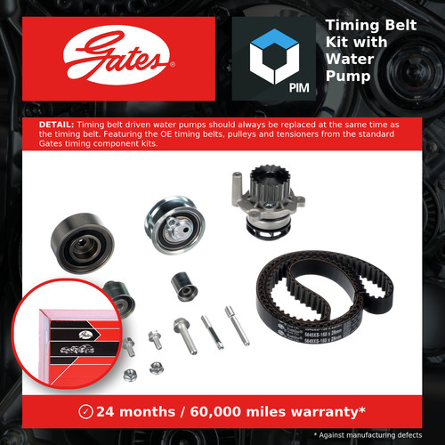 Timing belt water - water, pump