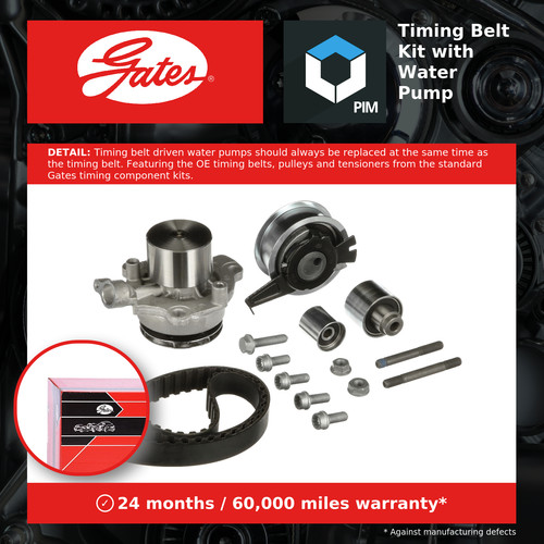 Timing belt water pump - water, kit