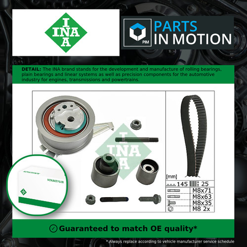 Timing belt kit fits audi - belt,