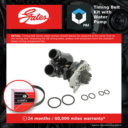 Timing belt water pump kit - timing,