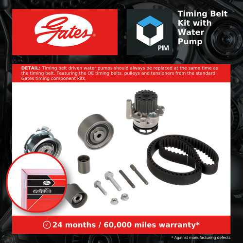 Timing belt water pump - timing, &
